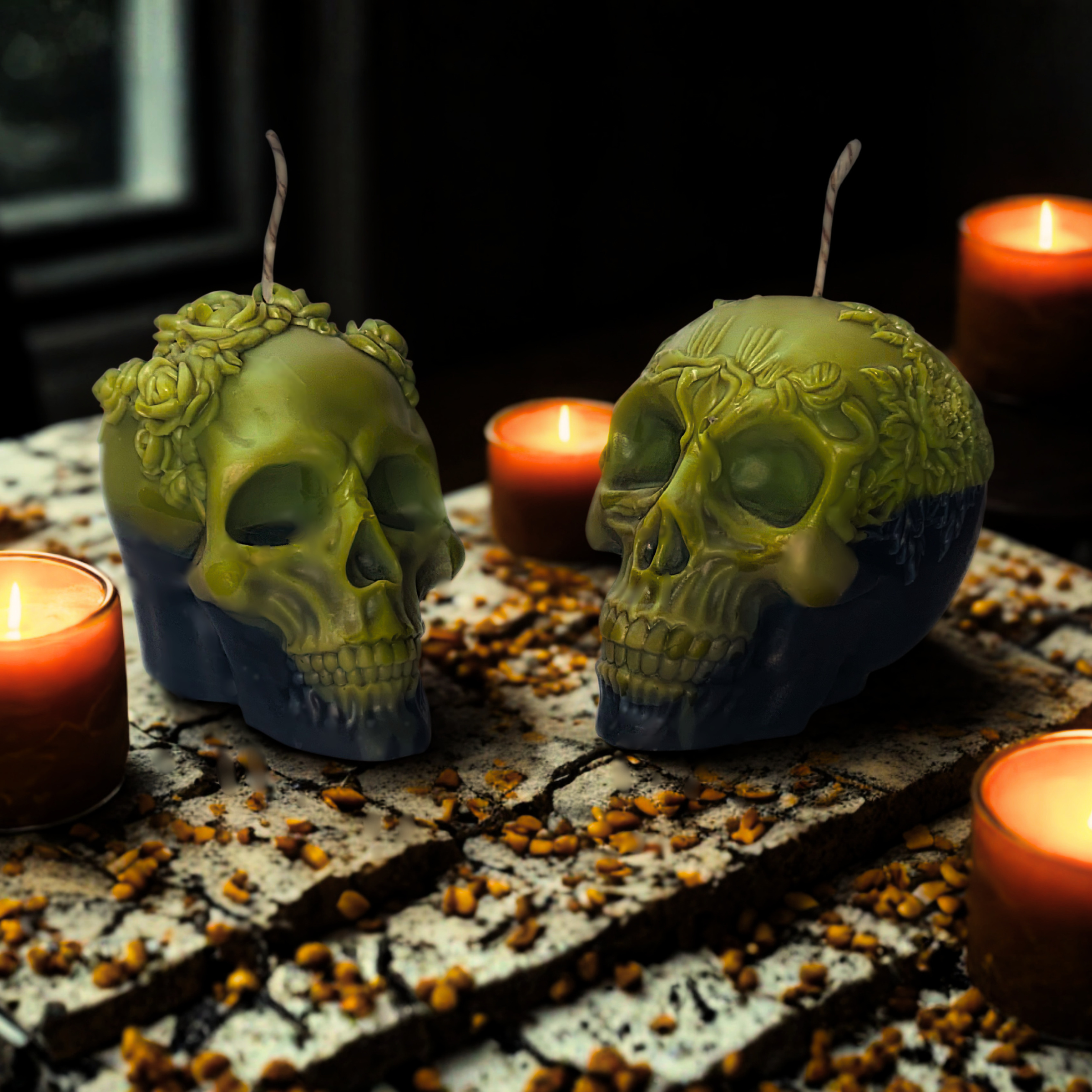 Sojakerze Skulltwins