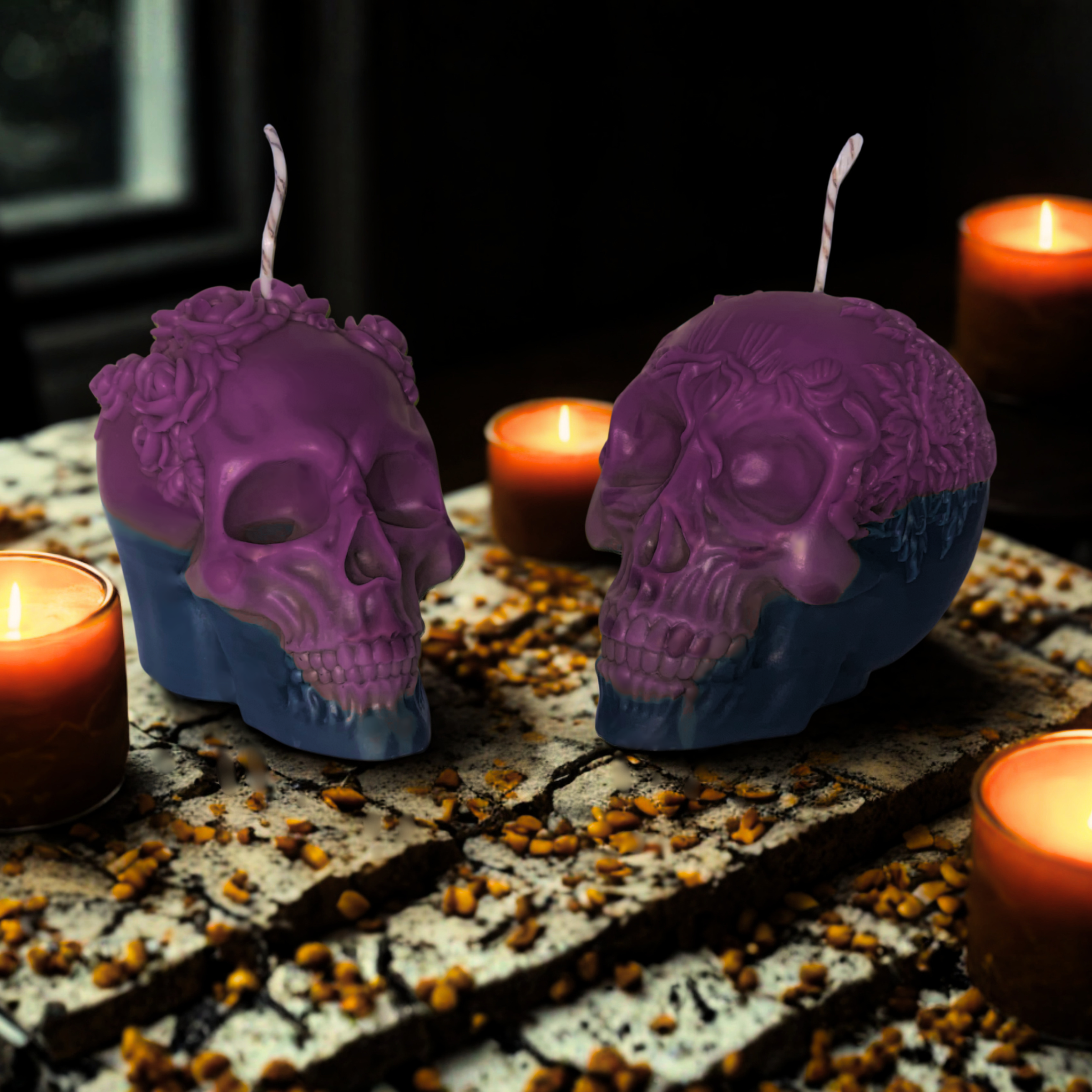 Sojakerze Skulltwins